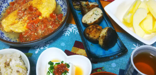ある日の生ごみ量４９main_image(食卓の写真)