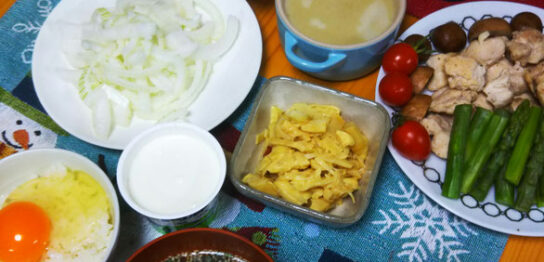ある日の生ごみ量５１（旦那めし）main_image(食卓の写真)