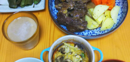 ある日の生ごみ量５５main_image(食卓の写真)