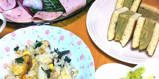 ある日の生ごみ量７０main_image(食卓の写真)
