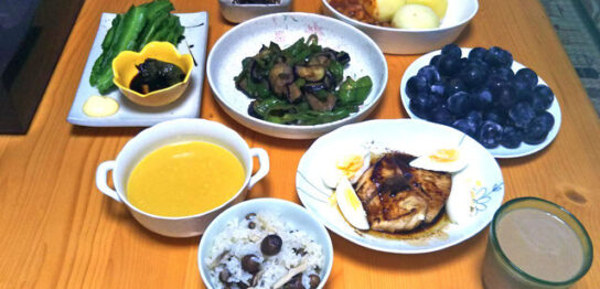 ある日の生ごみ量８０main_image(食卓の写真)