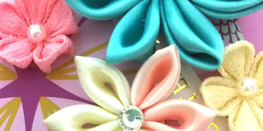 リボンでお花main_image(作った作品の写真)